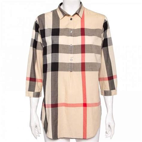 burberry brit quarter button tunic|Burberry signatures for men.